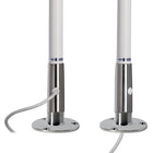 Scout 4 White VHF Antenna 3dB Stainless Steel Ferule w5M RG58 Includes PL259 PF AN NVHF00044T