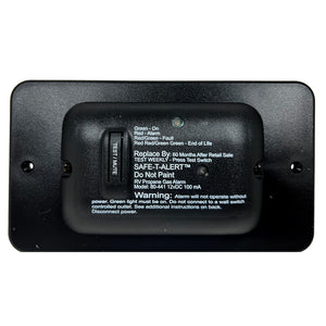 SafeTAlert 80 Series Black Propane Gas Alarm  12V 80441BLTR