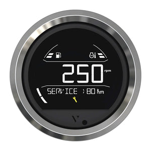 Veratron VL Digital 85 wTriangular Chrome Bezel B00205803
