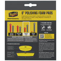 Meguiars Professional 6 Polishing Foam Pads 2Pack M6PFP2
