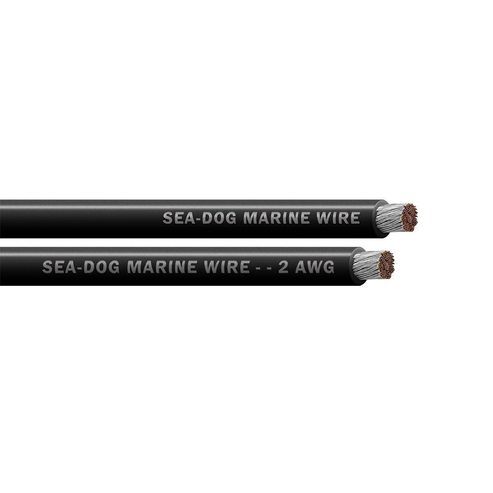 SeaDog 2 AWG Black Battery Cable  250 8002014