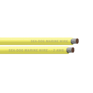 SeaDog 2 AWG Yellow Battery Cable  50 8002031