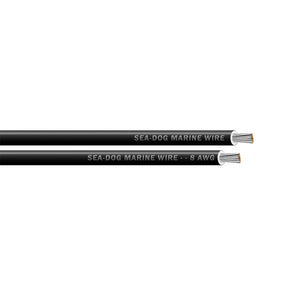 SeaDog 8 AWG Black Primary Wire  1000 8008019