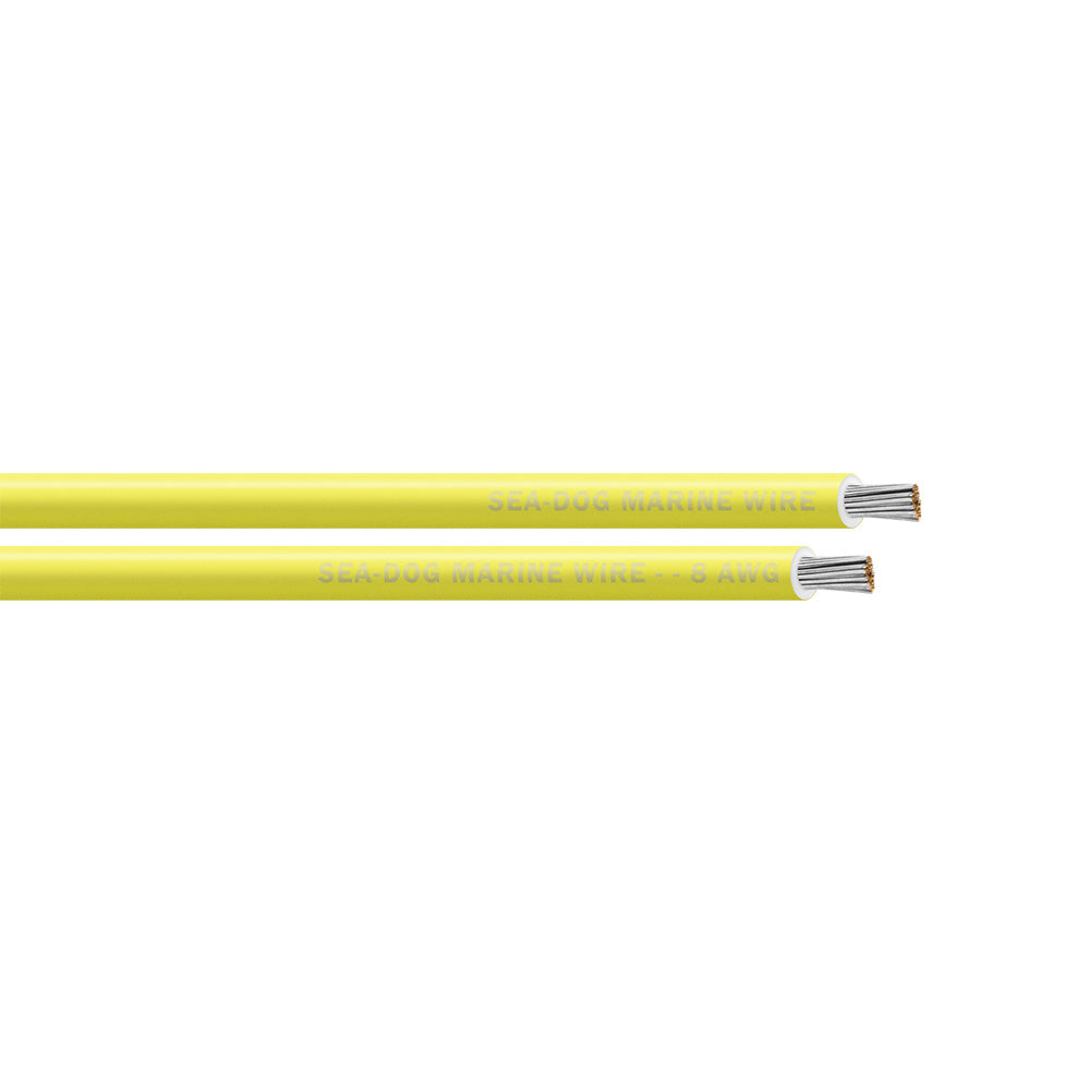 SeaDog 8 AWG Yellow Primary Wire  25 8008030