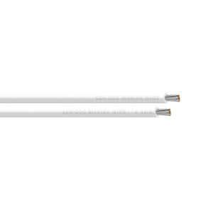 SeaDog 8 AWG White Primary Wire  500 8008057