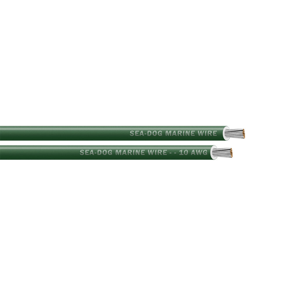 SeaDog 10 AWG Green Primary Wire  250 8010044
