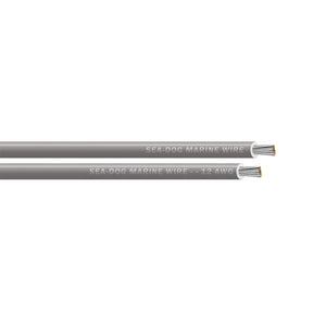 SeaDog 12 AWG Grey Primary Wire  1000 8012119
