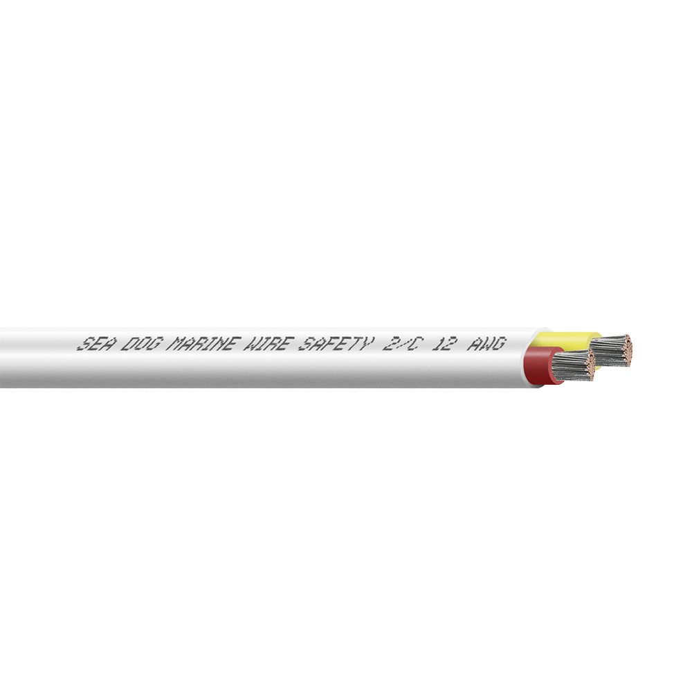 SeaDog 122 AWG Flat Duplex Safety Wire  RedYellow  100 8012222
