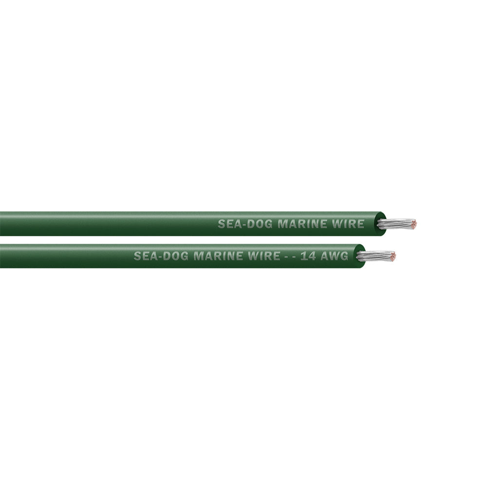 SeaDog 14 AWG Green Primary Wire  100 8014042