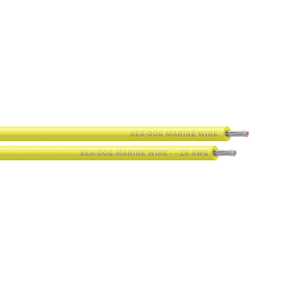 SeaDog 16 AWG Yellow Primary Wire  1000 8016039