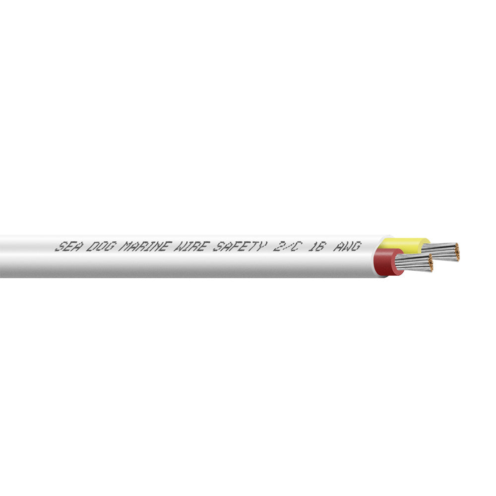 SeaDog 162 AWG Flat Duplex Safety Wire  RedYellow  1000 8016229