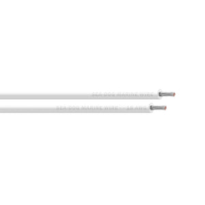 SeaDog 18 AWG White Primary Wire  25 8018050