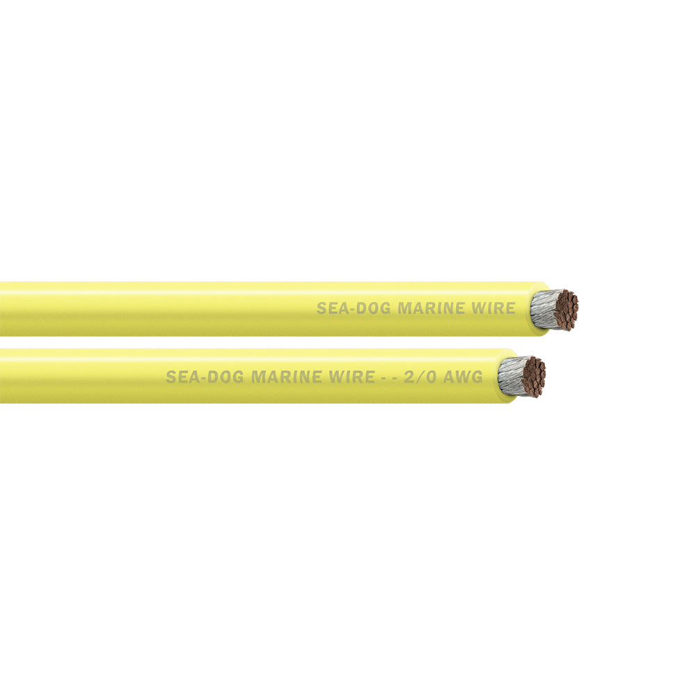 SeaDog 20 AWG Yellow Battery Cable  200 8021033