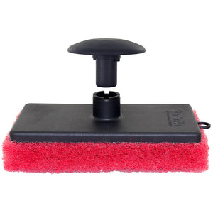 Star brite AllPurpose Medium Red Scrubber Pad  Ergonomic Handle 40021