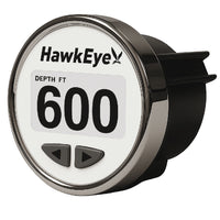 HawkEye DepthTrax Edge InDash Depth Finder  HD Color Display  600 Max Depth  TM Transducer DT3BXTM