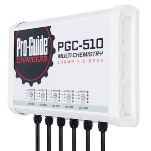 ProGuide 5 Bank OnBoard Battery Charger  12V  40Amp PGC510