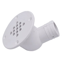 TM Marine 90Degree Cockpit Scupper Drain  White CSD92DP