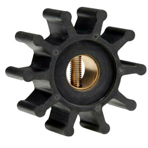 Jabsco Impeller Kit  Neoprene  10 Blade  2 Diameter x 78 Wide  Slotted Shaft Pin Drive  Brass Insert  1532 Shaft