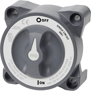 Blue Sea 3001 HDSeries Battery Switch Single Circuit ONOFF wAFD 3001