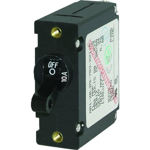 Blue Sea 7204 AC  DC Single Pole Magnetic World Circuit Breaker  10 Amp 7204