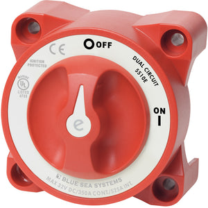 Blue Sea 5510E eSeries Dual Circuit Battery Switch 5510E