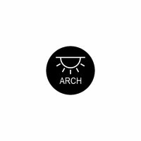 Black circular icon labeled ARCH showing an arch-light symbol, indicating the 22mm actuator.