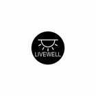 Close-up of black circular Livewell icon showing sun/ray graphic and 'LIVEWELL' label