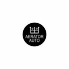 Black circular icon with stylized aerator diagram and 'AERATOR AUTO' label indicating automatic aeration.