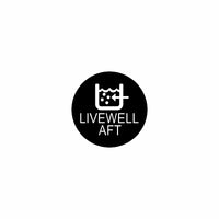 Black circular label showing a livewell icon and the text "LIVEWELL AFT," indicating aft control location.