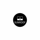 Black circular icon with white sunroof graphic and 'SUNROOF' text indicating actuator application