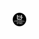 Black circular decal showing a livewell icon with "LIVEWELL STBD" text, front view