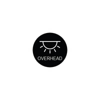 22mm Overhead Lights Actuator shown as a circular black icon with an overhead lamp symbol and "OVERHEAD" label