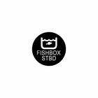 Circular black Fishbox STBD label icon showing a fish inside a small box with a wave line