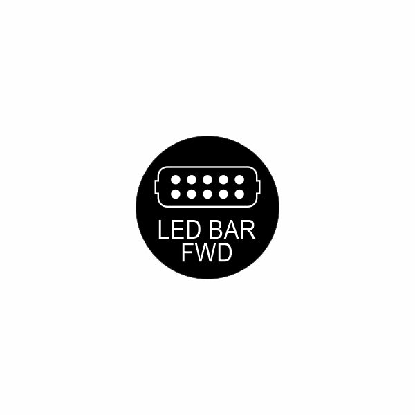 22mm LED bar FWD connector icon showing rectangular pin layout and label