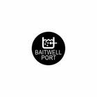 Baitwell Port product logo badge showing white baitwell icon and text on a black circular background