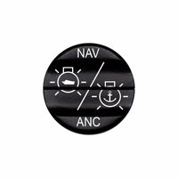 Bluewater NAV/ANC laser-etched 2N1 actuator button with NAV and ANC labels