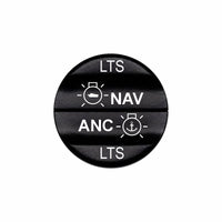 Bluewater NAV/ANC LTS laser-etched round actuator labeled NAV and ANC