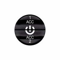 Bluewater ACC 1/2 2-in-1 laser-etched actuator with white power symbol