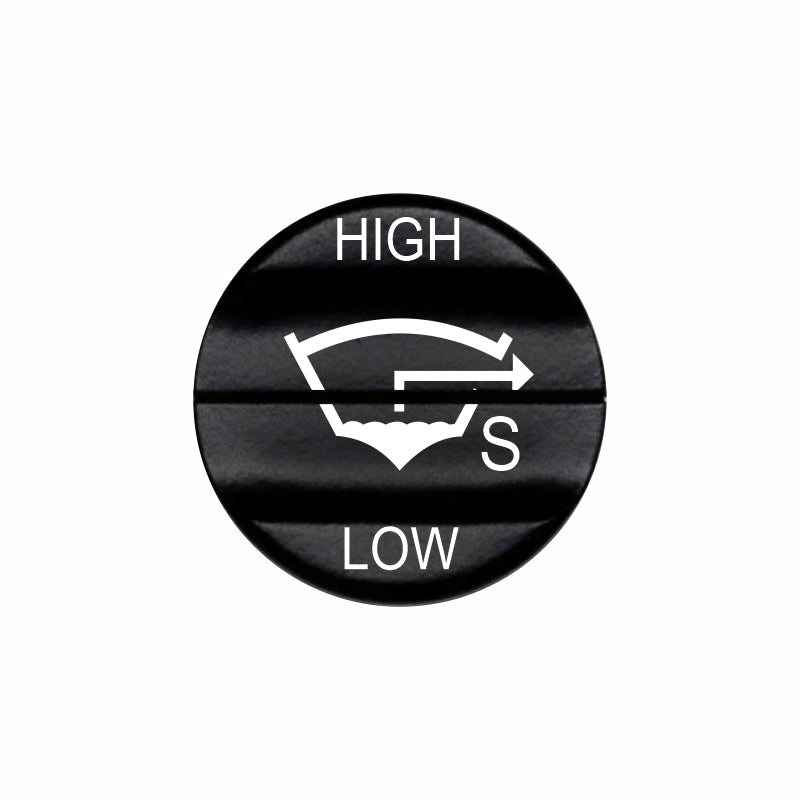 Bluewater Starboard bilge actuator with laser-etched HIGH/LOW labels on black button