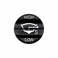 Bluewater Starboard bilge actuator with laser-etched HIGH/LOW labels on black button