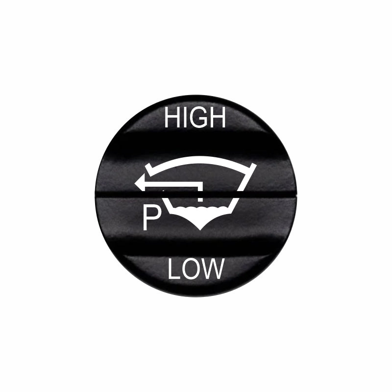 Bluewater Bilge Port HIGH/LOW actuator with black laser-etched button