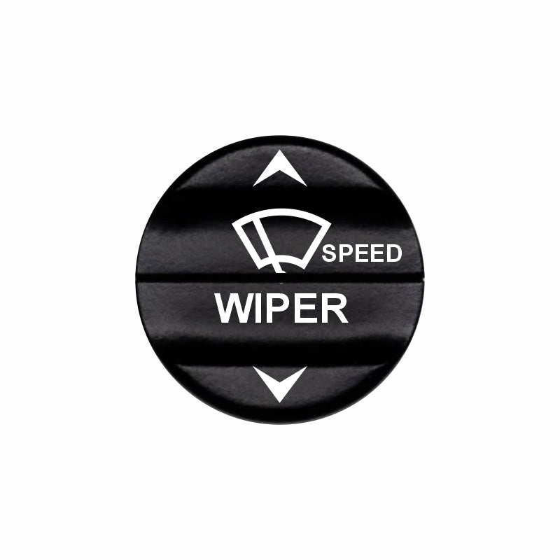 Bluewater wiper actuator button with laser-etched WIPER label, SPEED text and up/down arrows