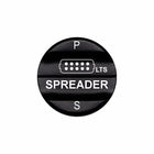 Bluewater spreader LTS Port/Starboard actuator with laser-etched SPREADER and P/S labels
