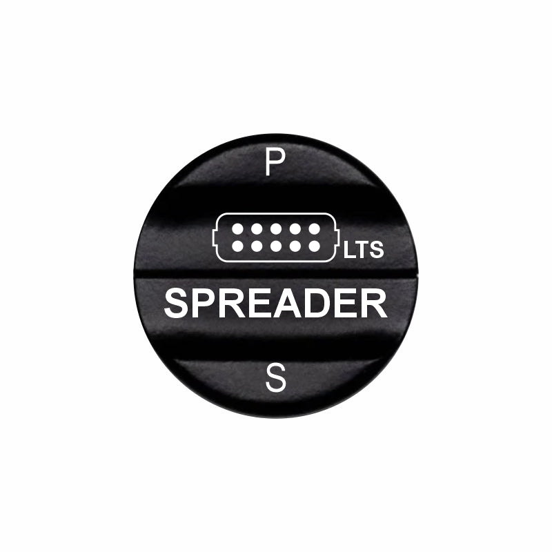 Bluewater spreader LTS Port/Starboard actuator with laser-etched SPREADER and P/S labels