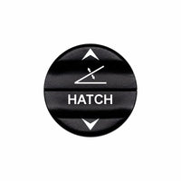 Bluewater Hatch actuator with black laser-etched HATCH label and up/down arrows