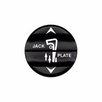 Bluewater Jack Plate laser-etched 2-in-1 actuator with up/down arrows and JACK/PLATE label