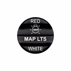Bluewater MAP LTS actuator with white laser-etched RED/WHITE labels and map icon