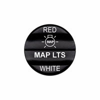 Bluewater MAP LTS actuator with white laser-etched RED/WHITE labels and map icon