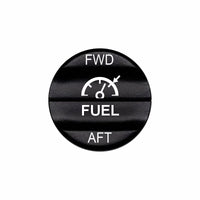 Bluewater laser-etched Fuel FWD/AFT 2N1 actuator with fuel gauge icon