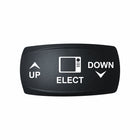 Technoexpress ELECT UP/DOWN actuator with white electronics icon and UP/DOWN labels